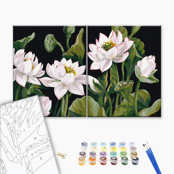 Картина по номерам Квіти - Розквіт натхнення © LUNATART