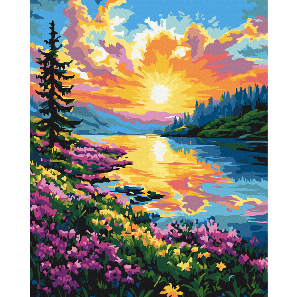 Картина по номерам Пейзажі - Весняні барви