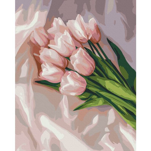 Картина по номерам Квіти - Нежность тюльпанов