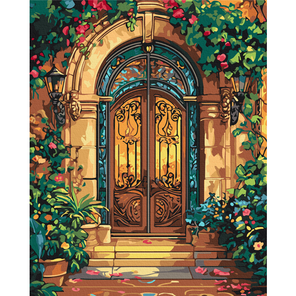 Картина по номерам Природа - Двері у казку