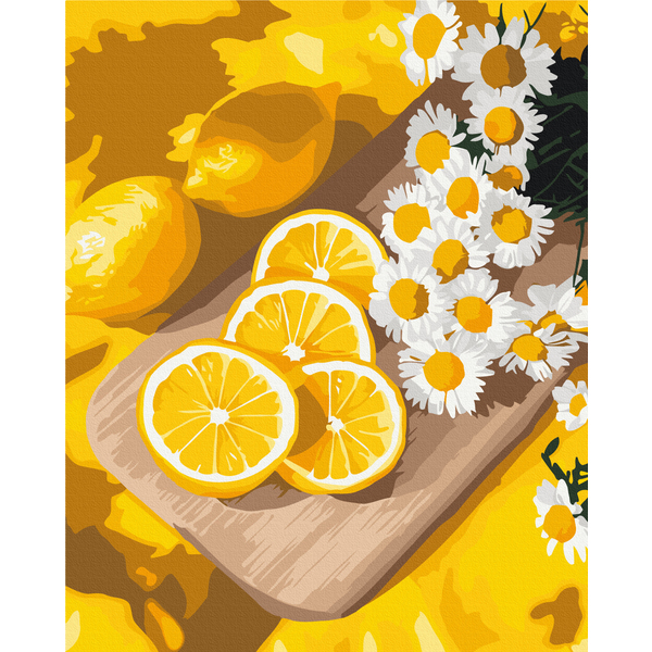 Картина по номерам Натюрморти - Сочный лимон