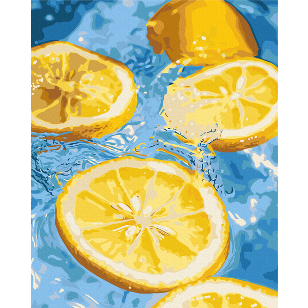 Картина по номерам Натюрморти - Освіжаючий лимон
