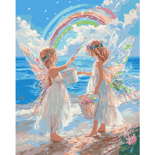 Картина по номерам Діти та ангели - Феї
