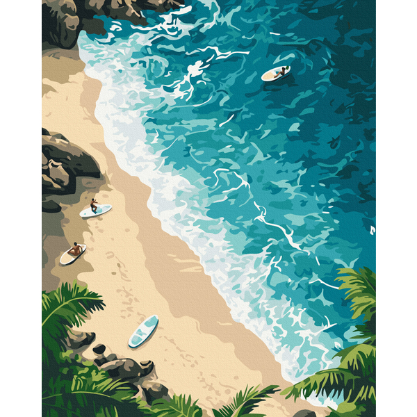 Картина по номерам Природа - Остров мечты