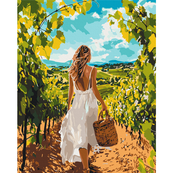 Картина по номерам Люди на картинах - Виноградная аллея