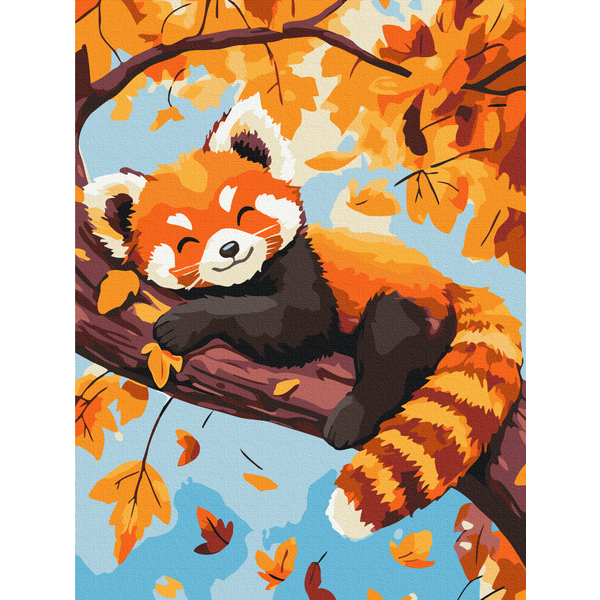 Картина по номерам Для дітей - Червона панда