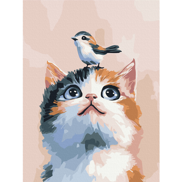 Картина по номерам Для дітей - Маленькие друзья