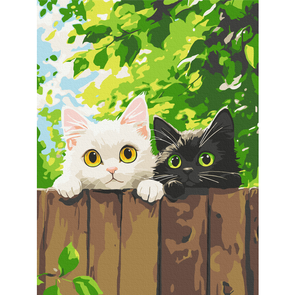 Картина по номерам Для дітей - Пушистые разведчики