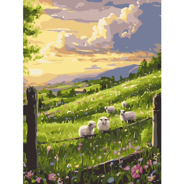 Картина по номерам Природа - Весняна галявина