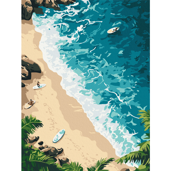 Картина по номерам Природа - Острів мрій