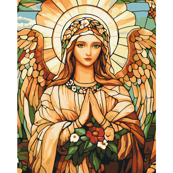 Картина по номерам Діти та ангели - Небесная защита