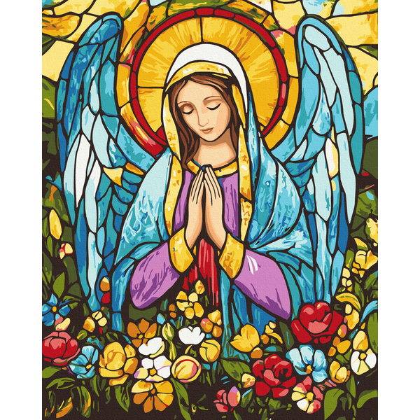 Картина по номерам Діти та ангели - Хранителька світла