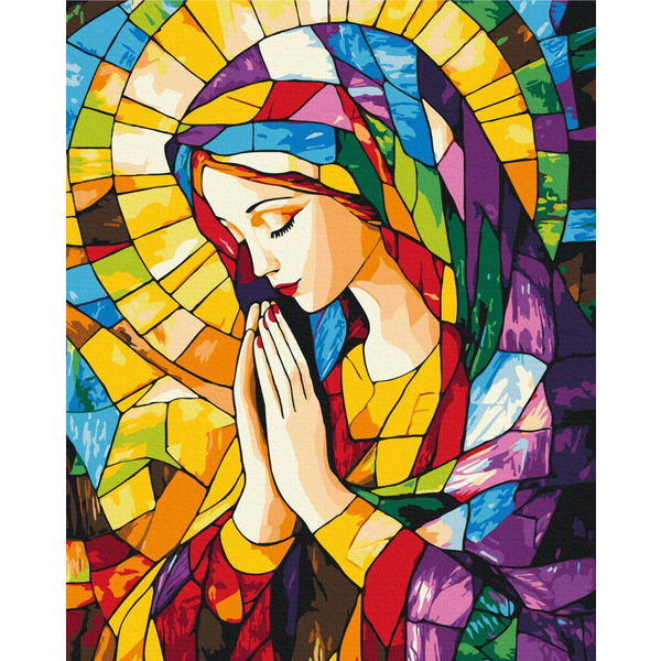 Картина по номерам Преміум картини - Молитва світла