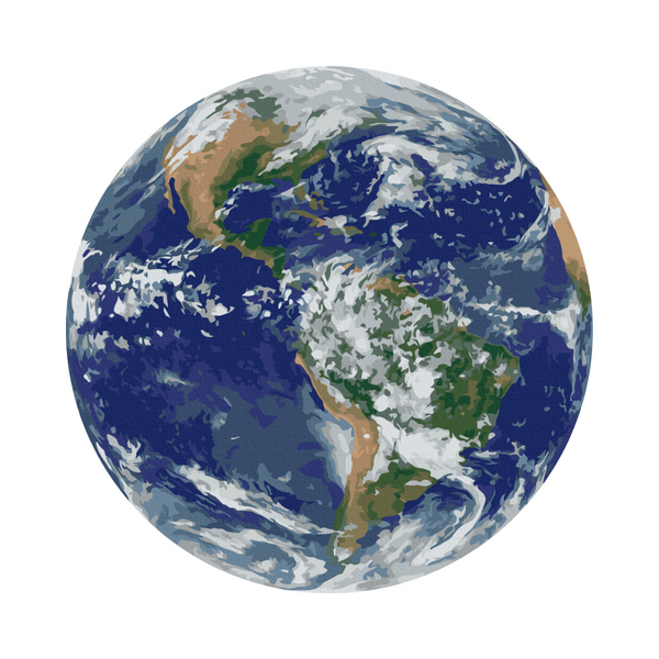 40 см - Земля фото NASA (Размер L)