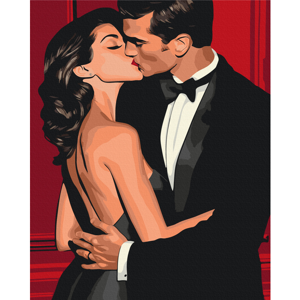 Картина по номерам Романтика - Пламя страсти