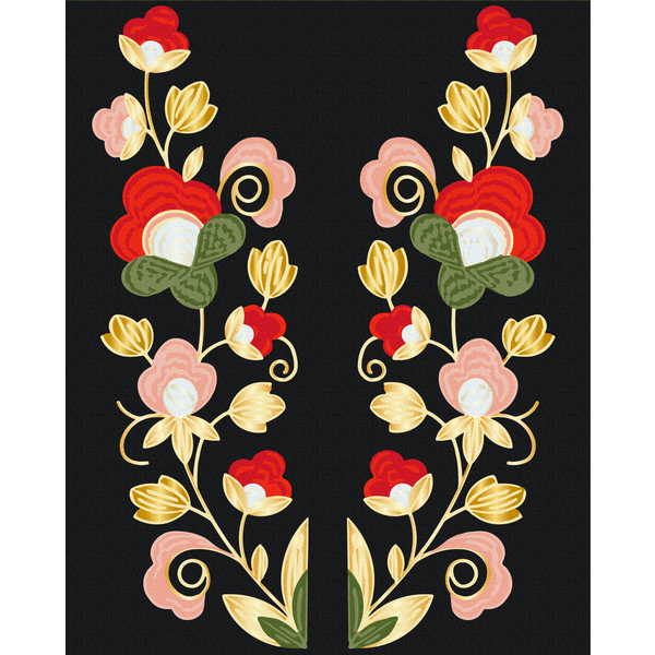 Картина по номерам Авторські колекції - Цветочная симфония ©ptaha.in.ua