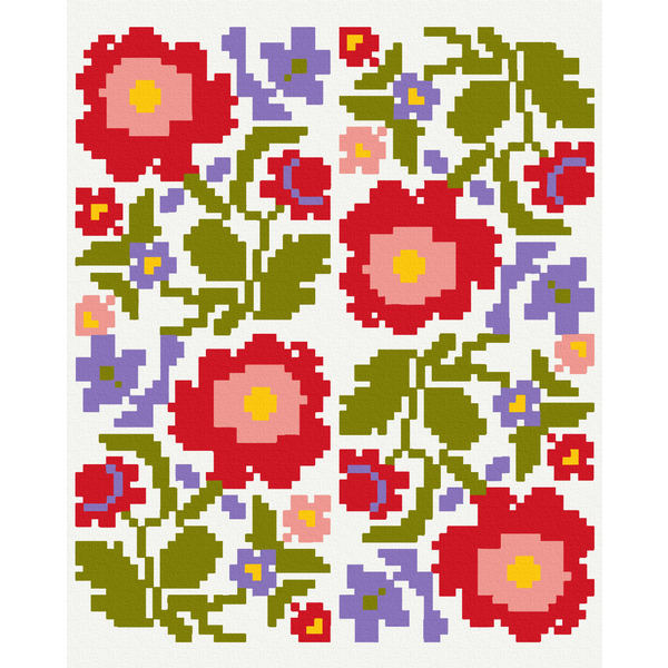 Картина по номерам Авторські колекції - Барви вишивки ©ptaha.in.ua