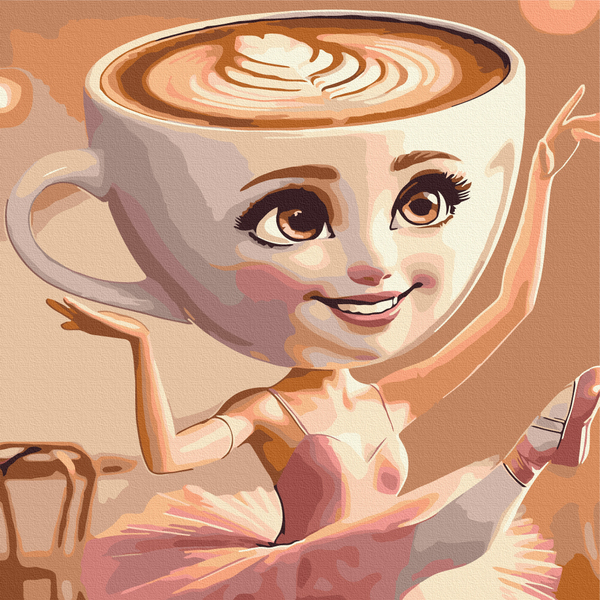 Картина по номерам Мультфільми, комікси, аніме - Ballerina Cappuccino