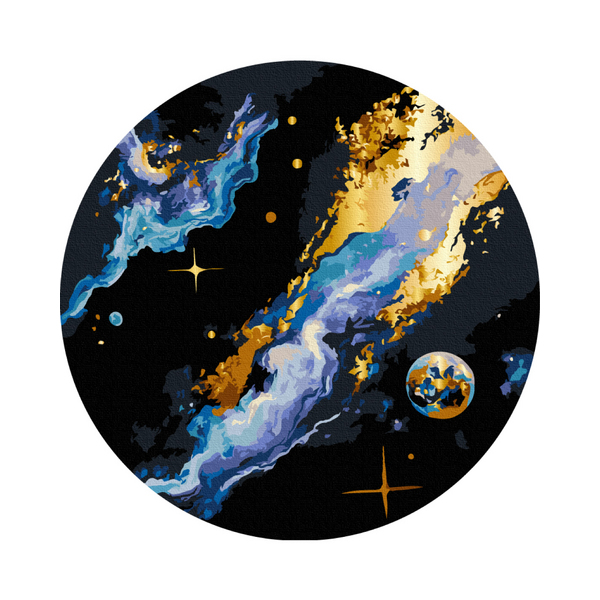 На чорному полотні - Космос (Размер M)