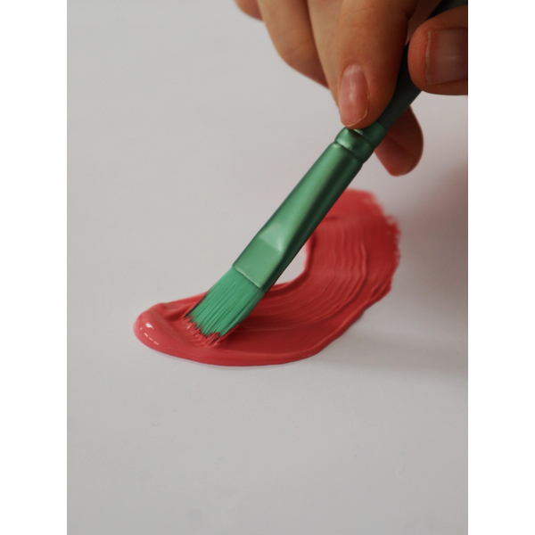 Пензлі для малювання (281) - Набор профессиональных нейлоновых кисточек 6 шт Премиум (зеленые)