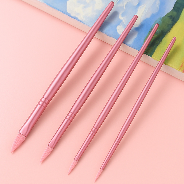 Пензлі для малювання (281) - Трендовий набір пензликів 4 шт 