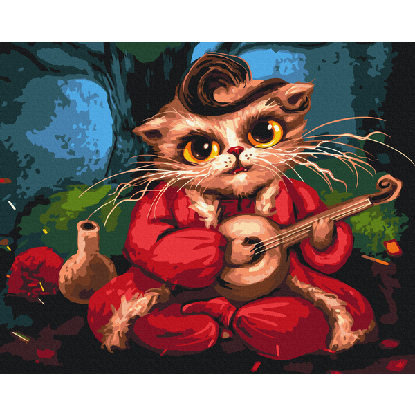 Картина по номерам Авторські колекції - Кіт Мамай © Маріанна Пащук