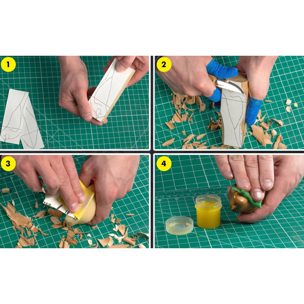 Набори для різьблення - Набор для резьбы птички Comfort