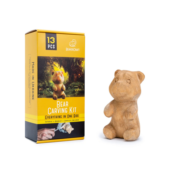 Набори для різьблення - Набір для різьблення ведмедя