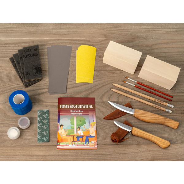 Набори для різьблення - Набір для сімейного різьблення дерева