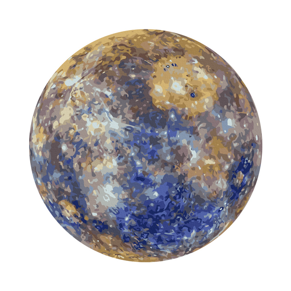 40 см - Меркурий фото NASA (Размер L)