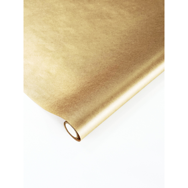Подарункове упакування - Подарункова упаковка  крафт золотий 50х50