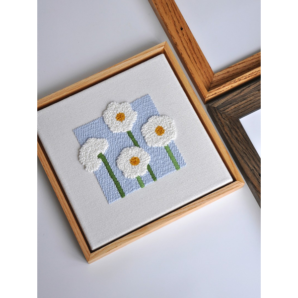 Набори для килимової вишивки - Набір для килимової вишивки «Ромашки»