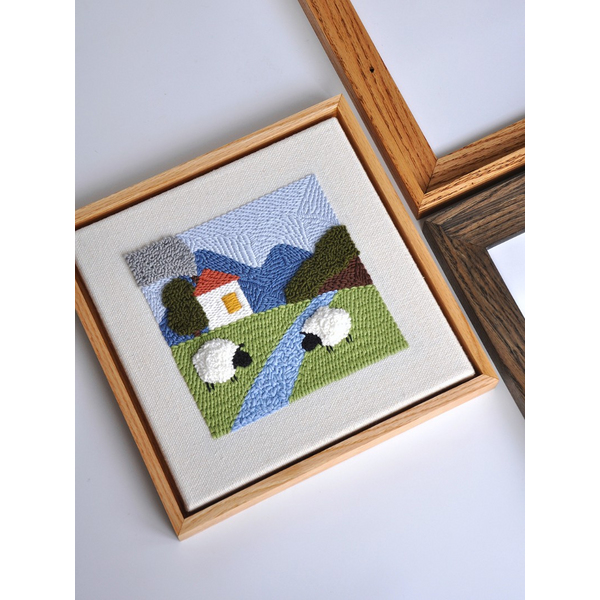 Набори для килимової вишивки - Набір для килимової вишивки «Краєвид»