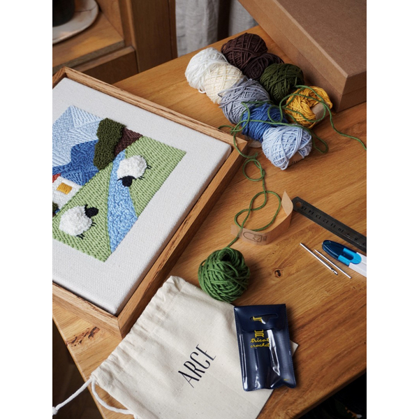 Набори для килимової вишивки - Набір для килимової вишивки «Краєвид»