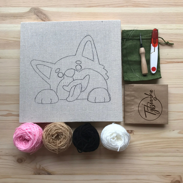 Набори для килимової вишивки - Набір для килимової вишивки 