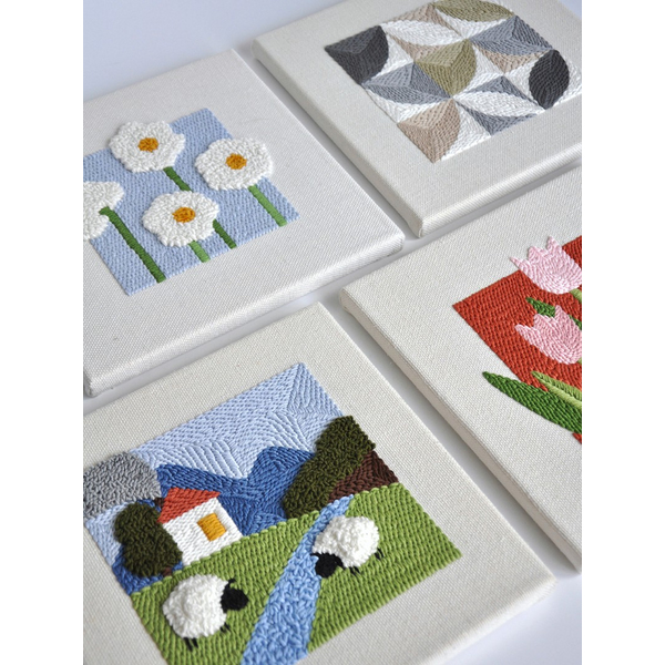 Набори для килимової вишивки - Набір для килимової вишивки «Баугаус»