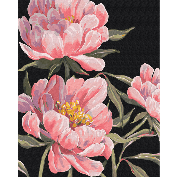 Картина по номерам Авторські колекції - Мова півоній © LUNATART