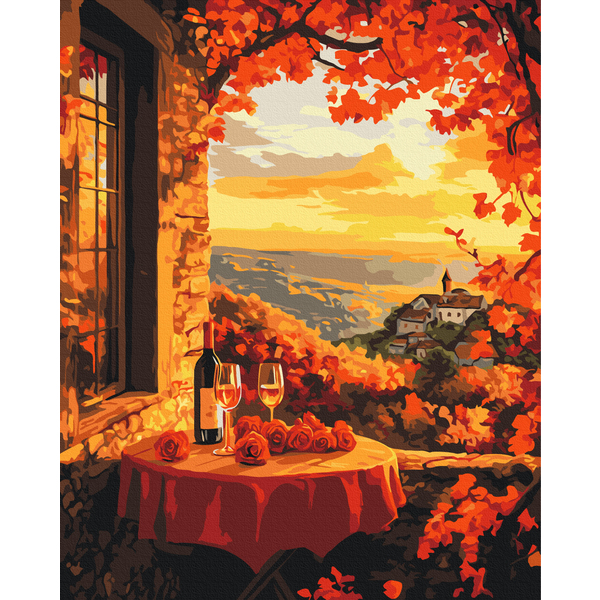 Картина по номерам Романтика - Осіння романтика