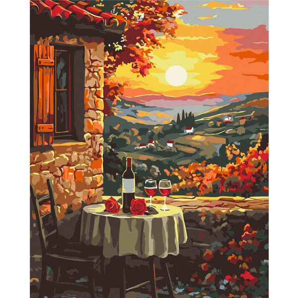 Картина по номерам Романтика - Романтичний захід сонця