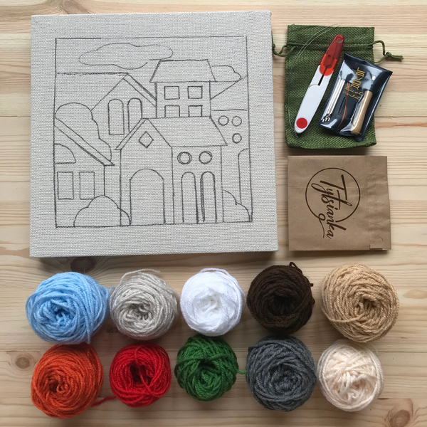 Набори для килимової вишивки - Набір для килимової вишивки 