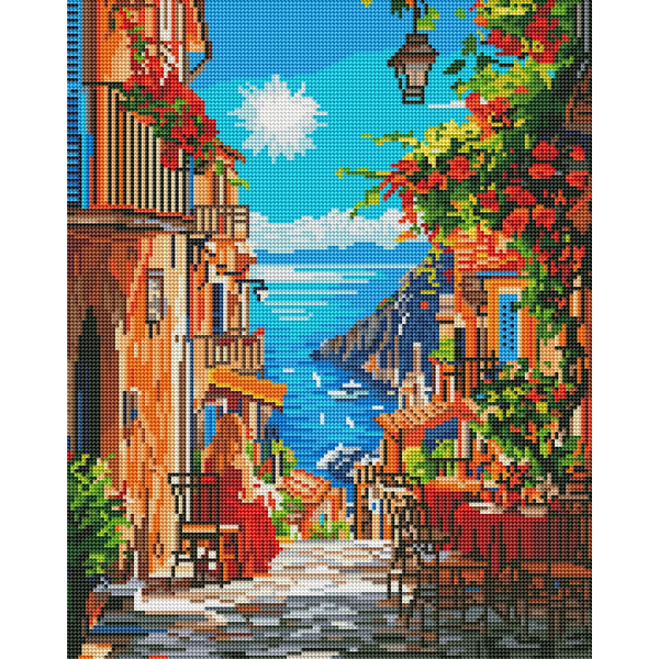 Алмазна мозаїка BLACK 40х50 - Романтична вулиця