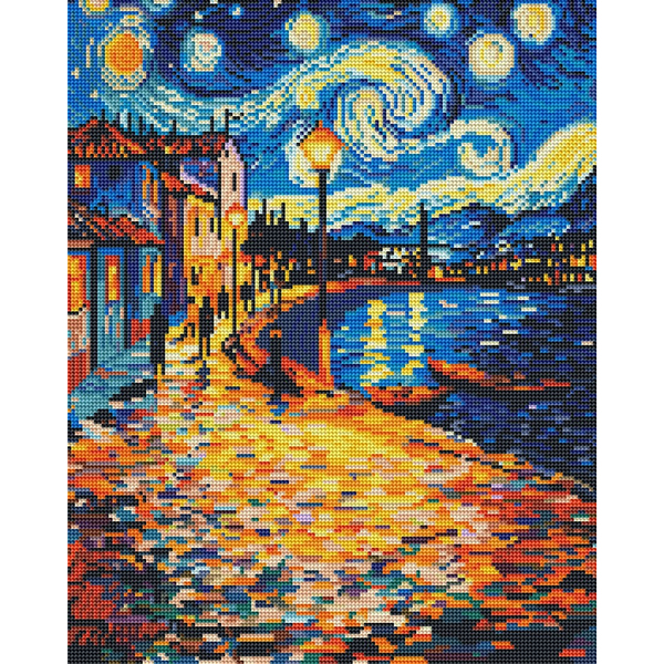 Алмазна мозаїка BLACK 40х50 - Зоряний берег