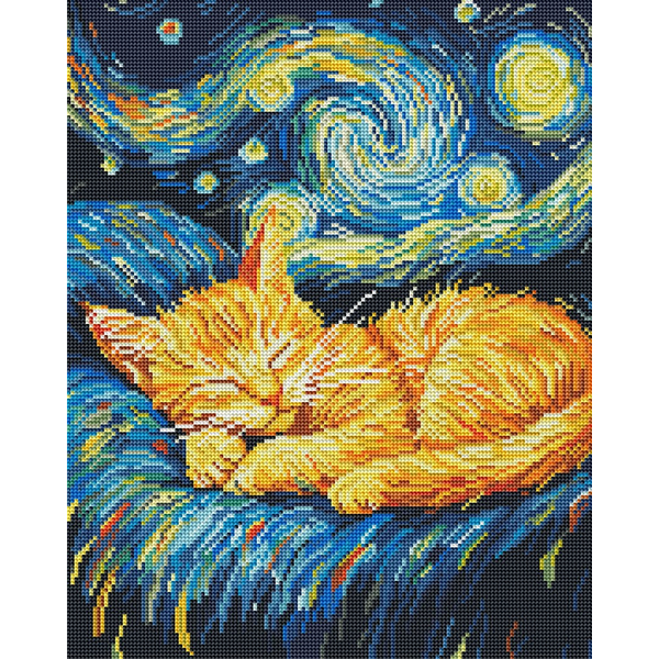 Алмазна мозаїка BLACK 40х50 - Сон в зоряну ніч