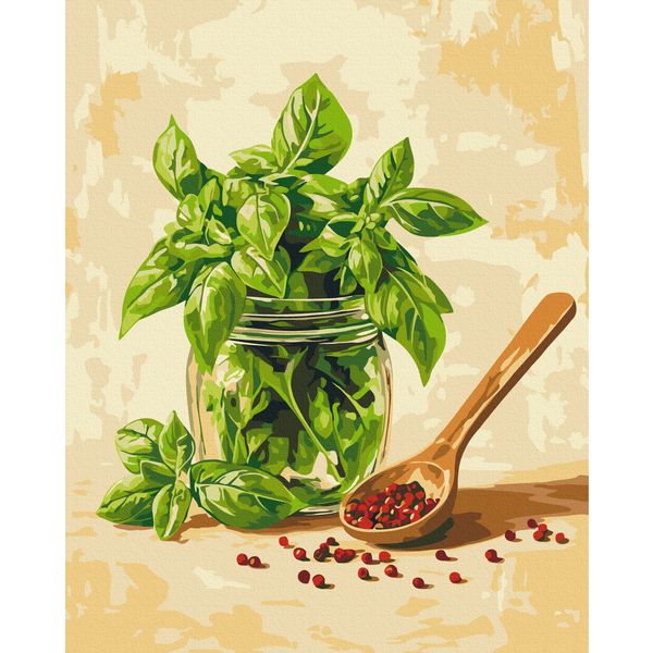 Картина по номерам Натюрморти - Душистый базилик