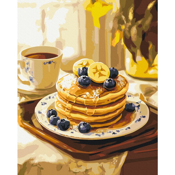 Картина по номерам Натюрморти - Солодкий сніданок