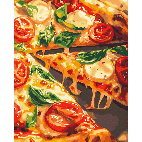 Картина по номерам Натюрморти - Ароматна піца