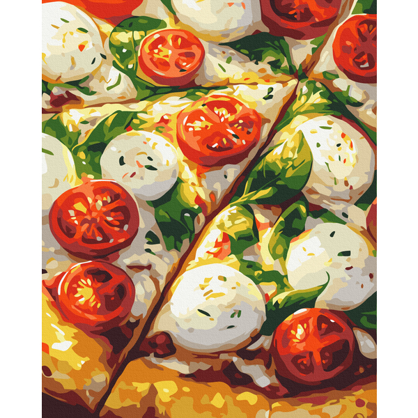 Картина по номерам Натюрморти - Итальянская пицца