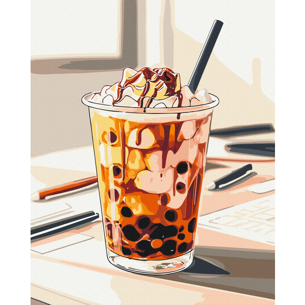 Картина по номерам Натюрморти - Бульбашковий напій