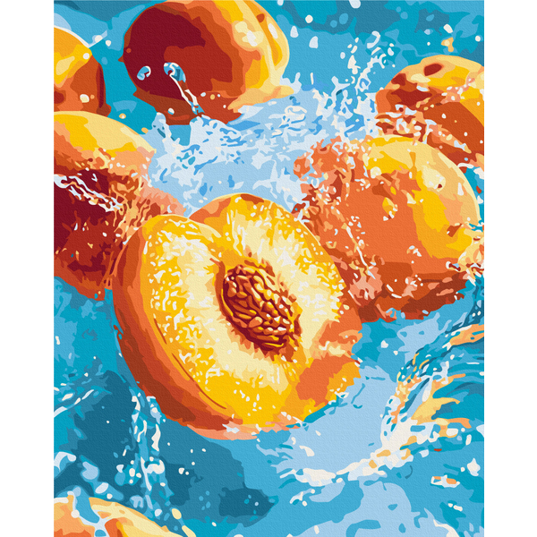 Картина по номерам Натюрморти - Сочный персик