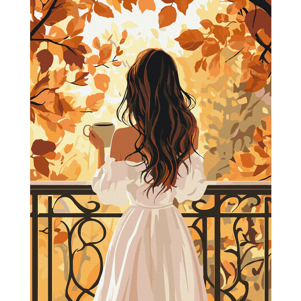 Картина по номерам Люди на картинах - Октябрьское утро